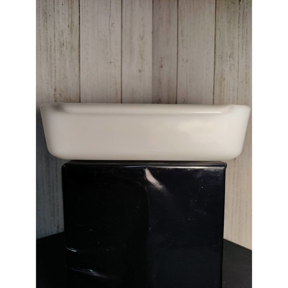 Fire King by Anchor Hocking Meadow Green vintage casserole milk glass #435 - Picture 5 of 9